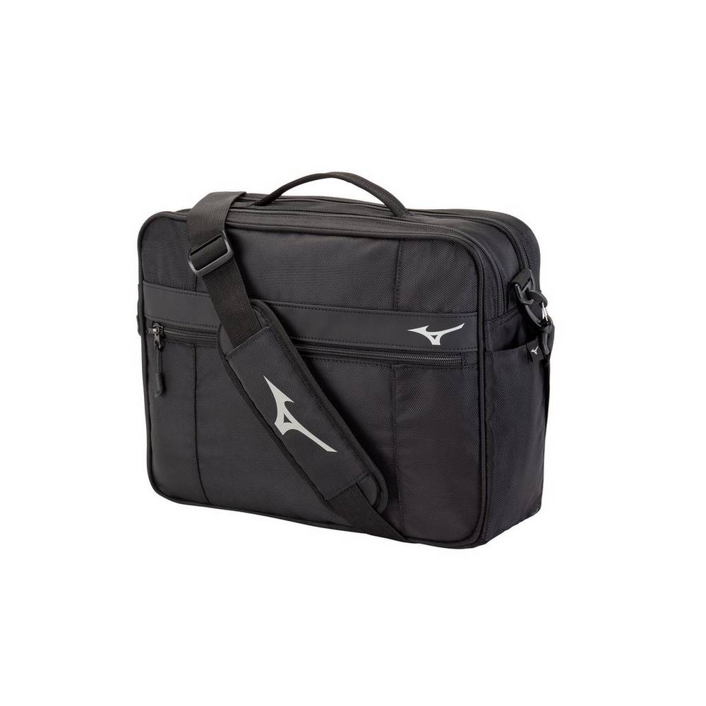 Mochila Mizuno Front Office 21 Briefcase Hombre Negras España WPZD-93085